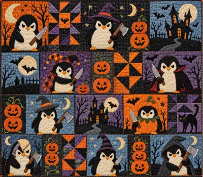 Halloween Killer Penguins