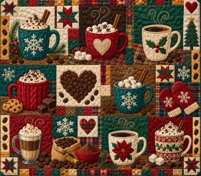 Quilted Coffee & Cocoa Design