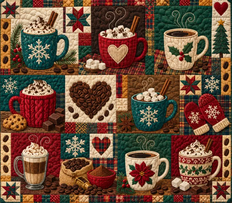 Quilted Coffee & Cocoa Design