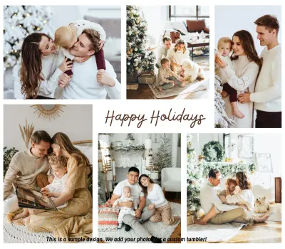 Holiday Photo Tumbler 11 - add your photos