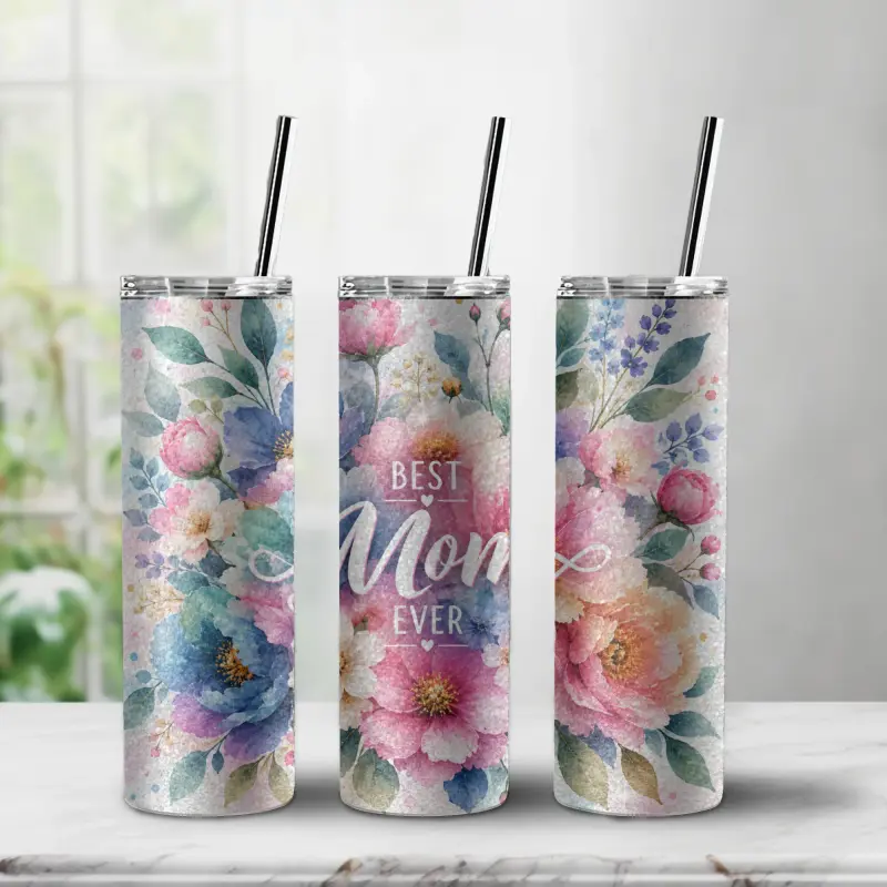20 oz Metallic Glitter Steel Tumbler — photo 1