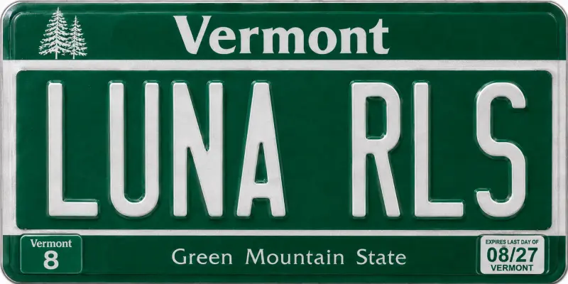 Metal License Plate