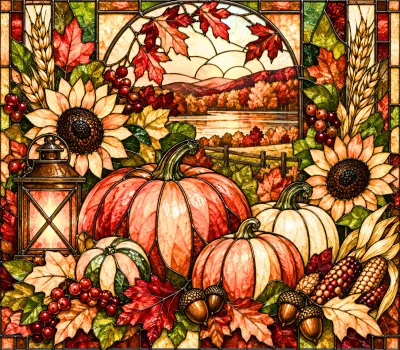 Stained Glass Fall