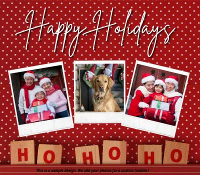 Holiday Photo Tumbler 12 - add your photos