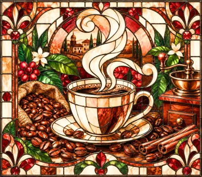 Stained Glass Coffee