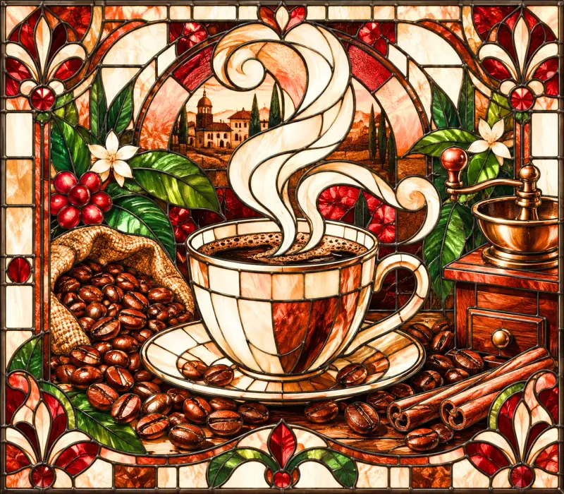 Stained Glass Coffee
