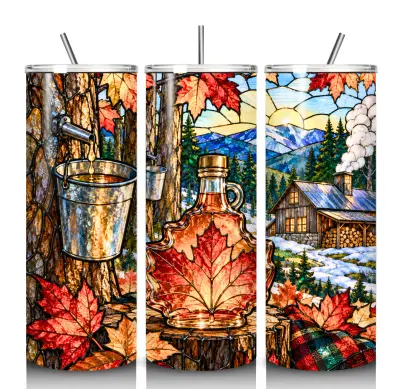 Vermont Maple - Stained Glass Design