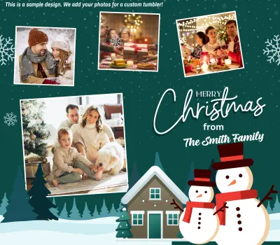 Holiday Photo Tumbler 5 - add your photos