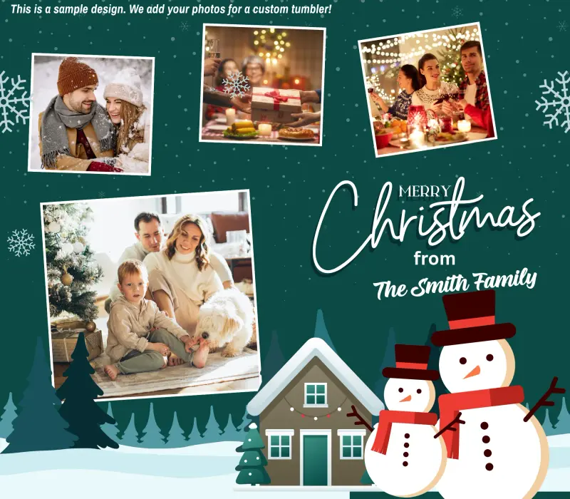 Holiday Photo Tumbler 5 - add your photos