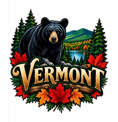 Vermont Bear Shot Glass 2