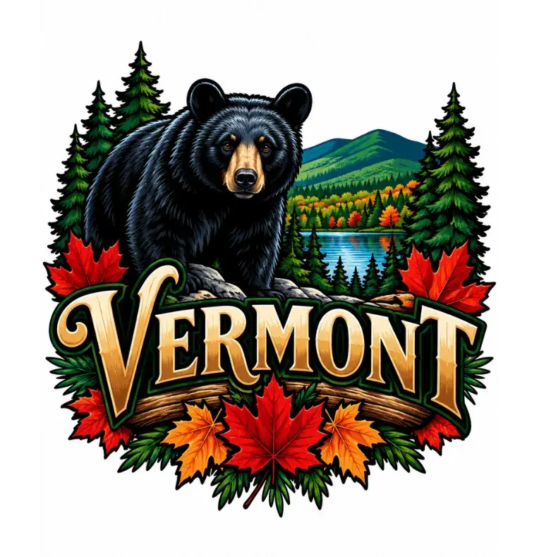 Vermont Bear Shot Glass 2