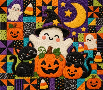Quilted Halloween Design