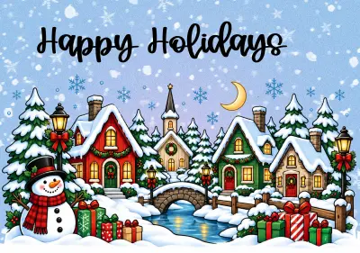 Snowy Happy Holidays