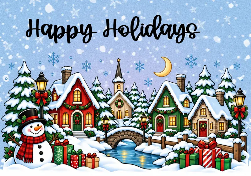 Snowy Happy Holidays