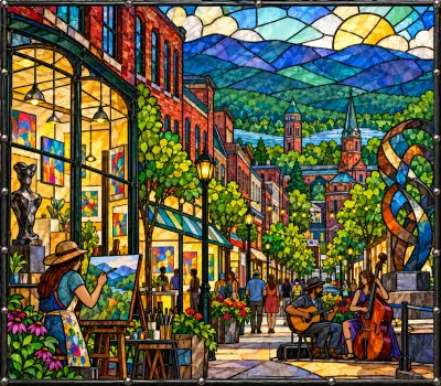 Artists Haven Stained Glass Design