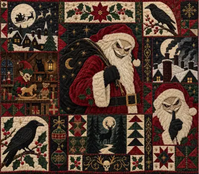 Evil Santa Quilted