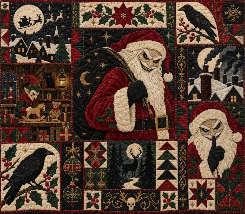 Evil Santa Quilted