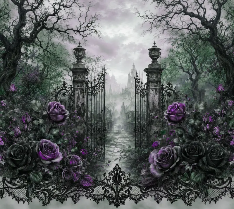 Goth Garden Gate