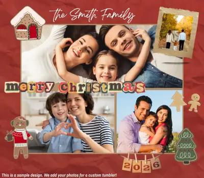 Holiday Photo Tumbler 1 - add your photos