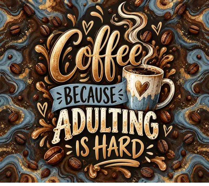 Coffee - Adulting is Hard