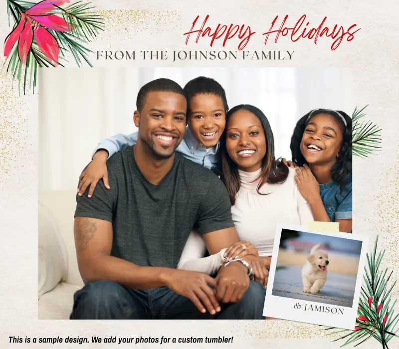 Holiday Photo Tumbler 2 - add your photos