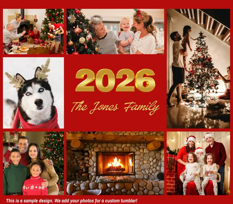 Holiday Photo Tumbler 3 - add your photos