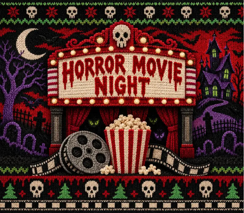 Horror Movie Night Knitted