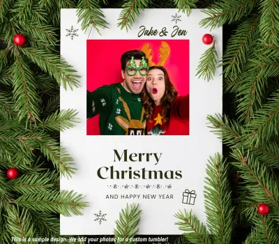 Holiday Photo Tumbler 8 - add your photo