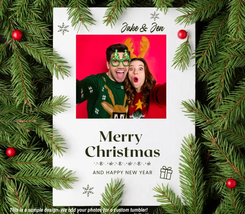 Holiday Photo Tumbler 8 - add your photo
