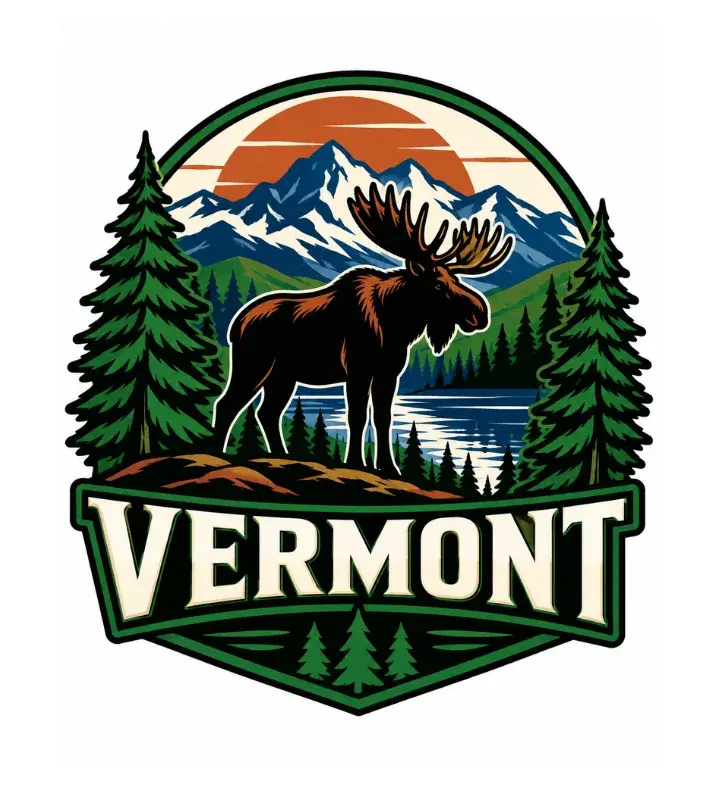 Vermont Moose Shot Glass