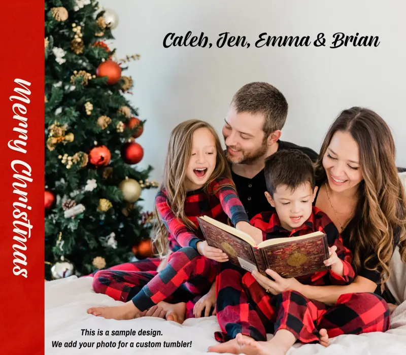 Holiday Photo Tumbler 7- add your photo