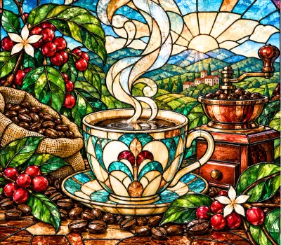 Stained Glass Coffee 2