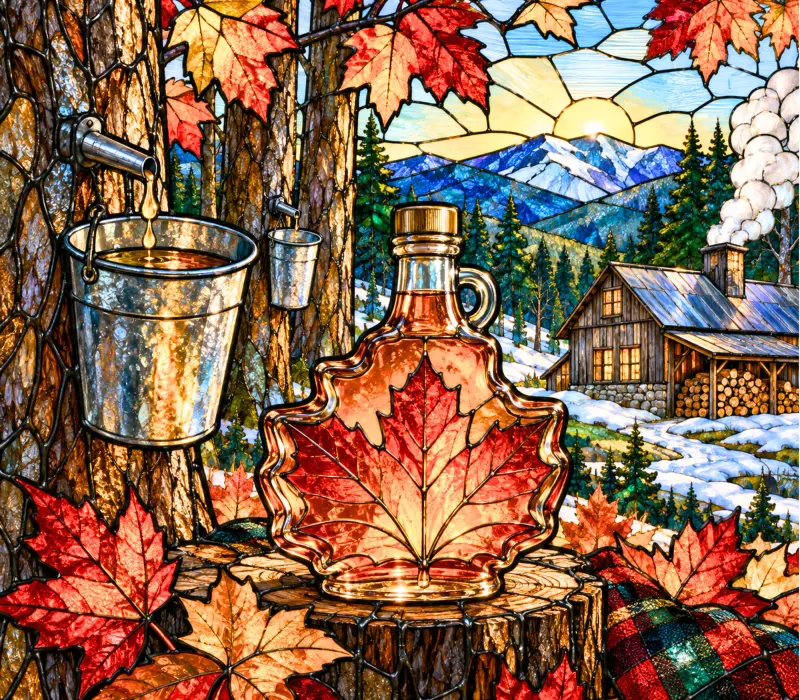 Stained Glass Maple