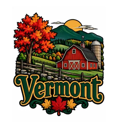 Scenic Vermont Shot Glass