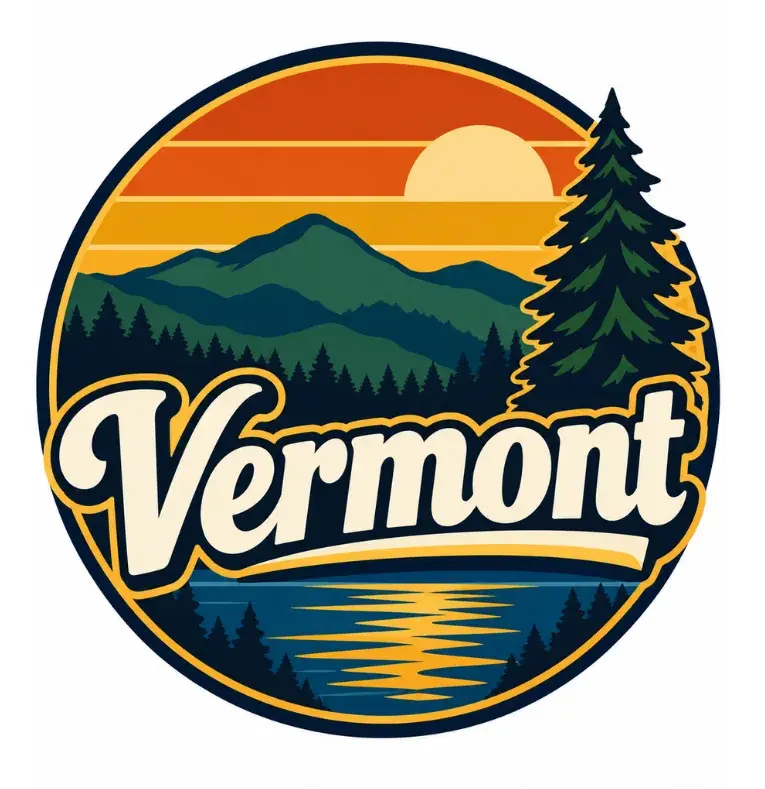 Vermont Lake Shot Glass