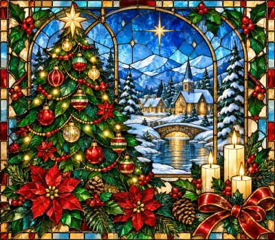 Stained Glass Christmas