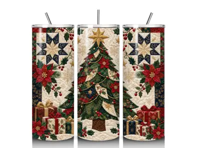 Christmas Tree Quilted Design